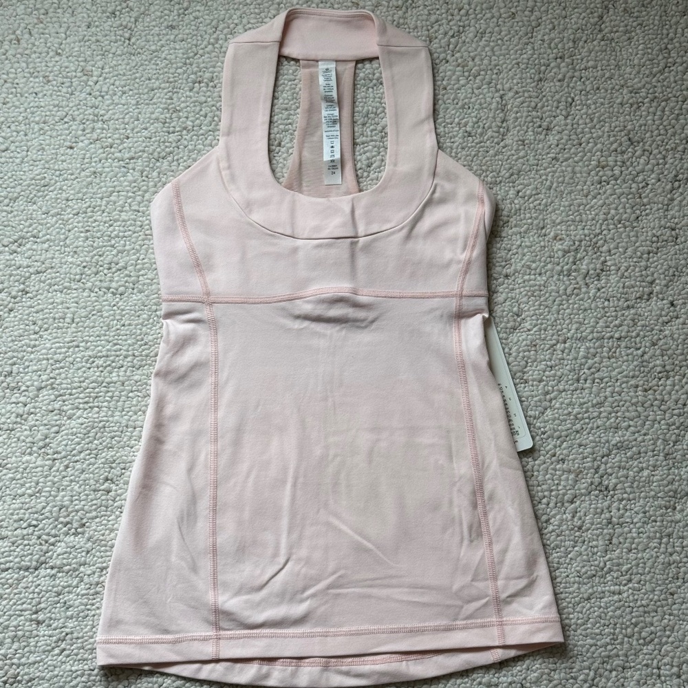Brand New Lululemon Scoop Neck Tank Light Pink Size 4